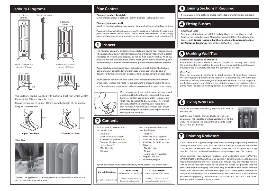 Ledbury Cast Iron Radiator