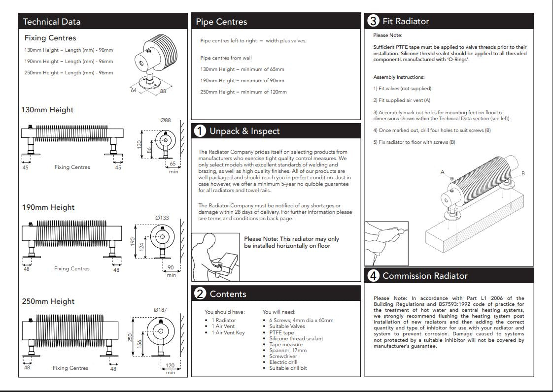 Halo Horizontal Radiator