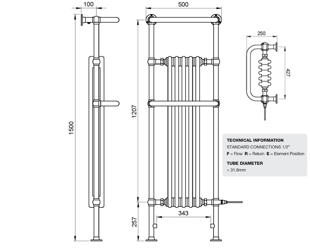 DQ Lambourne Towel Rail