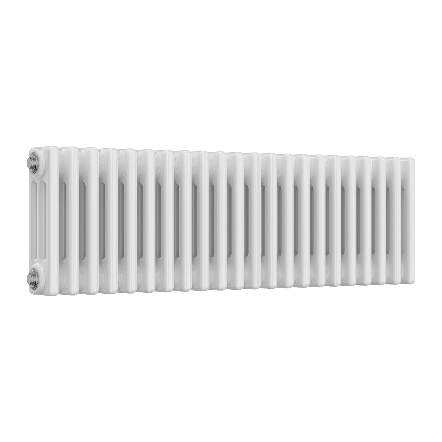 Reina Colona 2 Column Horizontal Radiator - White
