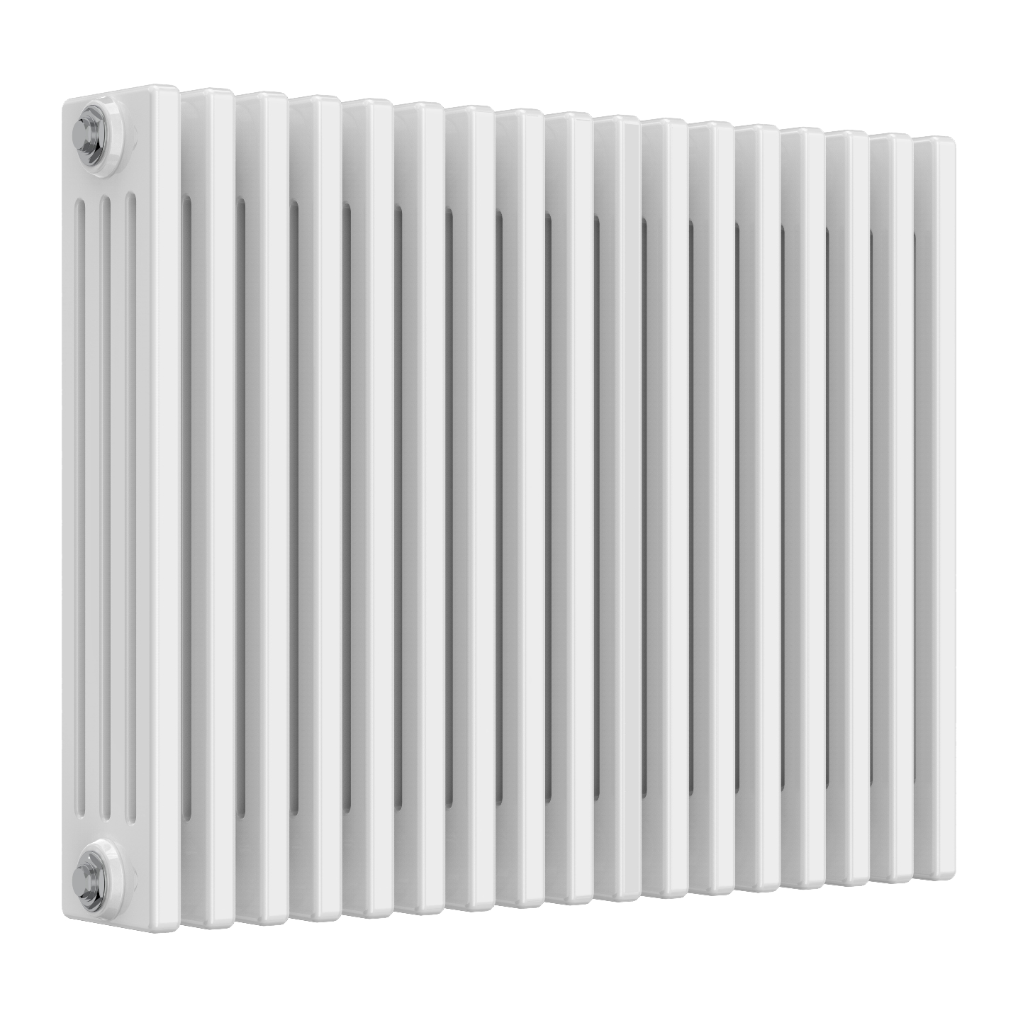 Reina Colona 4 Column Horizontal Radiator - White