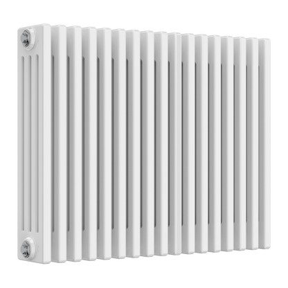 Reina Colona 3 Column Horizontal Radiator - White